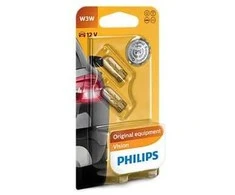 „Philips“ W3W 12V 3W 2 vnt.