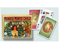 Piatnik kortų rinkinys 2 pakuotės "mucha Monte Carlo"