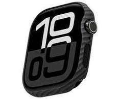 Dėklas Pitaka Air case, juodas/pilkas - Apple Watch 10 46 mm
