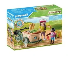 Playmobil Rinkinys su šalies figūrėlėmis 71306 krovininis dviratis