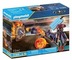 PLAYMOBIL – 71189 – Piratų ir ugnies patranka – Mišrus – Vidinis – Vaikas