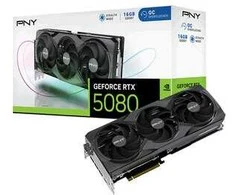 Vaizdo plokštė Pny Technologies PNY GeForce RTX 5080 įsijungęs trigubas ventiliatorius GPU NVIDIA 16 GB GDDR7