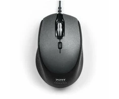 Port Designs PORT CONECT Pelė office pro silent su laidu, juodas