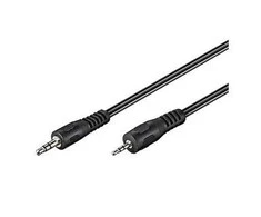 Goobay 2,5 mm kištukinis iki 3,5 mm kištukinis garso kabelis, 2 m