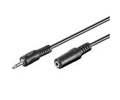 Kabelis PremiumCord Jack 3,5mm - Jack 3,5mm 3m juoda (kJackmf3)