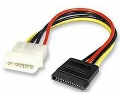 Gembird molex į SATA maitinimo adapteris, 15 cm