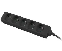 PremiumCord Normalus 5 lizdai 2m juoda (ppa5-02Bk)