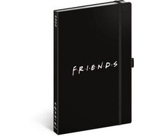 Presco Group Presco Notebook Friends, su pamušalu, 13 × 21 cm