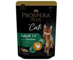 PROSPERA Plus su vištiena katėms, 85 g