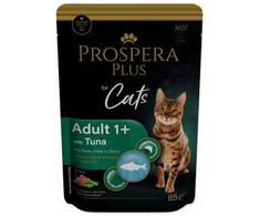PROSPERA Plus su tunu ir žirniais, 85 g