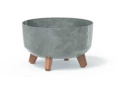 Vazonas PROSPERPLAST Gracia Low Betono sp. 6,8l