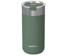 Quokka Boost Coffee Tumbler - Nerūdijantis plienas thermal mug with brewer 400 ml (Pine)