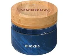 „Quokka Deli Food Jar“ - Stiklinis maisto indelis / priešpiečių dėžutė 500 ml (Medžio grūdai)