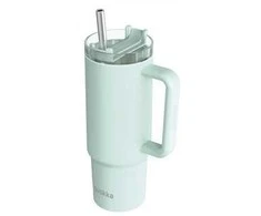 Gertuvė Quokka Stream - Stainless Steel Thermal Mug 950 ml with Straw (Turquoise)