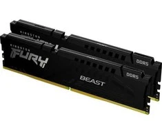 RAM Kingston KF564C32BBEK2-64 64GB 6400MT/s DDR5 CL32 DIMM (Kit of 2) FURY Beast Juodas EXPO | Kingstonas