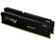RAM „Kingston Fury Beast“ Juodas 64 GB [2x32 GB 5600 MHz DDR5 CL36 DIMM]
