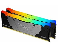 RAM Kingston KF432C16RB2AK2/64 64GB 3200MT/s DDR4 CL16 DIMM (Kit of 2) FURY Renegade RGB | Kingston
