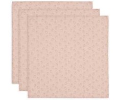 Jollein muslino audinio vystyklų rinkinys 70x70 Miffy Silhouettes Wild Rose 3vnt
