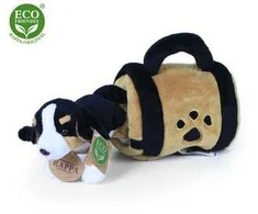 Rappa Plush Bernese dog with crate 15 cm ECO-F