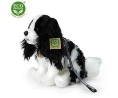 Rappa Plush King Charles Spaniel with leash 27 cm ECO-F.