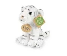 Rappa Plush baltas tiger 15 cm ECO-FRIENDLY