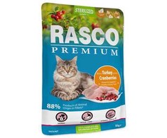 RASCO Premium RASCO indykas su spanguolėmis katėms
