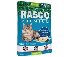 RASCO Premium dorszas su spirulina katėms