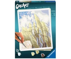 Piešimo pagal skaičius rinkinys CreArt Ravensburger 23611 Grass in the Wind