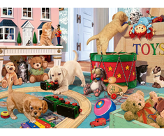 Ravensburger Dėlionė 150 vnt. - Mažųjų letenėlių žaidimo laikas
