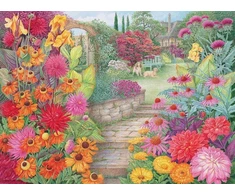 Ravensburger Dėlionė 4x500 vnt. - Nuostabūs sodai