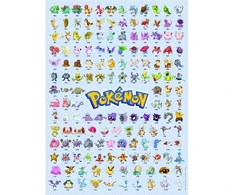 Ravensburger Dėlionė 500 vnt. - Pokémonai