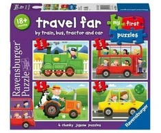 Ravensburger - Keliaukite toli. Mano pirmoji dėlionė 2/3/4/5p