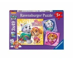 Ravensburger Dėlionė 3x49 vnt. - Šunyčiai patruliai (PAW Patrol)