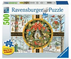 Dėlionė Ravensburger Puzzle Vánoční zpěvné ptactvo XXL