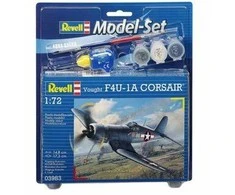 Revell Vought F4U-1A Corsair dovanų rinkinys 1/72 su dažais ir klijais