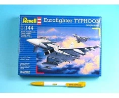 Klijuojamas naikintuvo modelis Revell Eurofighter Typhoon 1:144, 51 d.