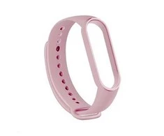 RhinoTech dirželis, skirtas Xiaomi Mi Band 5, šviesiai rožinis