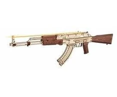 Robotime 3D medinis mechaninis konstruktorius GINKLAS AK-47