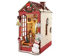 Robotime Mini namas 3D konstruktorius Christmas Indoor Scene