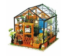 Robotime Mini namas 3D konstruktorius GĖLIŲ NAMAI