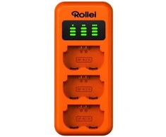 Įkroviklis do kamera Rollei Akumulatorów Akumuliatorius skaitmeninė kamera USB NP-W235 (20070)