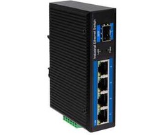 Šakotuvas „LogiLink“ komutatorius su 4 prievadų gigabito eterneto ryšiu, 1000 Mbps, 1 SFP + 1 prievadu