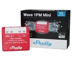 Shelly Wave 1PM Mini LR išmanioji Z-Wave relė