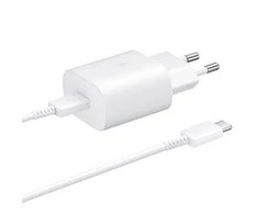 Samsung TA800XWE Travel Greitas įkroviklis Type-C į Type-C 25W, 1m (Baltas)