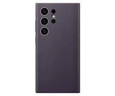 Dėklas „Samsung Galaxy S24 Ultra Vegan“ odinis dangtelis tamsiai violetinis