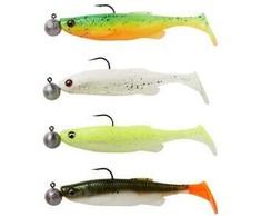 Guminukų rinkinys Savage Gear Fat Minnow T-Tail RTF 10,5cm 11+10g