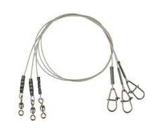 Pavadėlis Savage Gear Carbon49 Trace 30cm 0.48mm 11kg Swivel/Needle Snap 3pcs