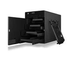 ICY BOX IB-3740-C31 USB 3.1 Type-C SINGLE korpusas, skirtas 4x2,5/3,5 colio SATA HDD / SSD diskams