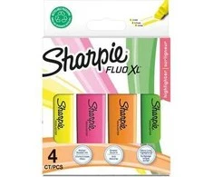 Markeris Sharpie Fluo XL ryškiklis Rinkinys Pakuotė 4 vnt.