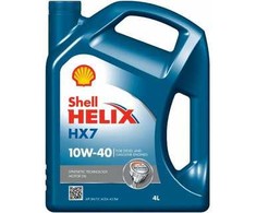 Automobilinė variklio alyva SHELL HELIX HX7 10W-40, 4 l